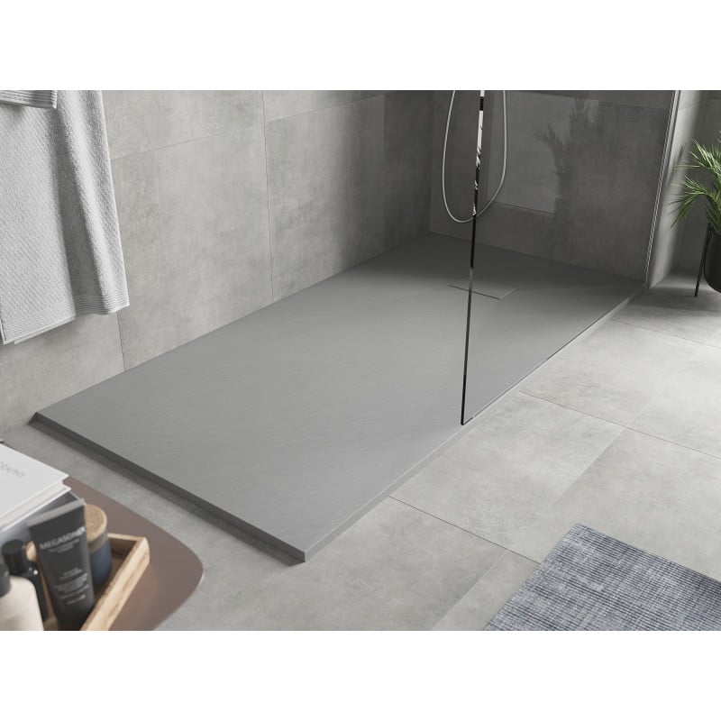 Mexen Hugo plato de ducha rectangular SMC 180 x 90 cm, gris - 42619018