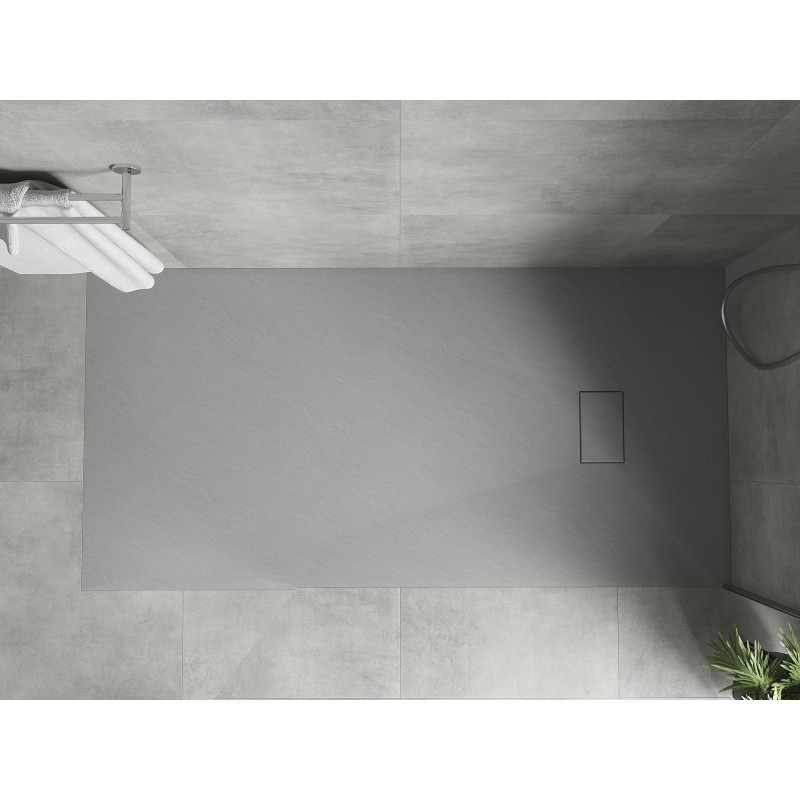 Mexen Hugo ristkülikukujuline dušialus SMC 180 x 90 cm, hall - 42619018