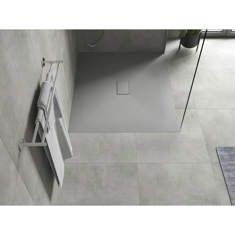 Mexen Hugo plato de ducha rectangular SMC 120 x 100 cm, gris - 42611012