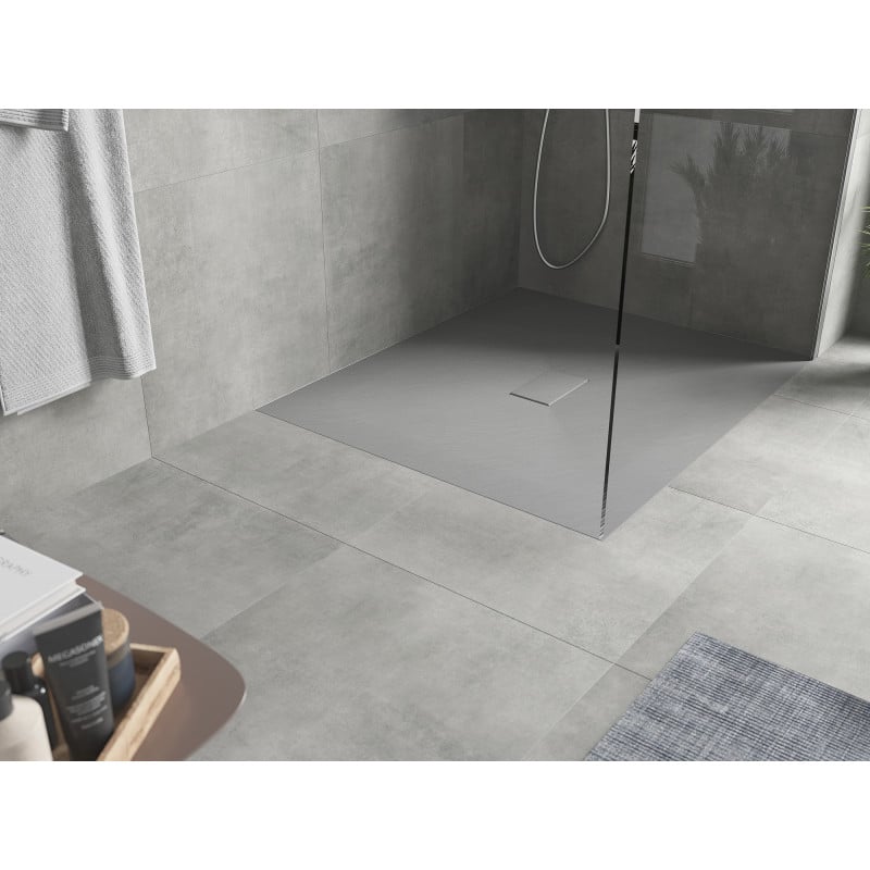 Mexen Hugo rectangular shower tray SMC 140 x 100 cm, grey - 42611014