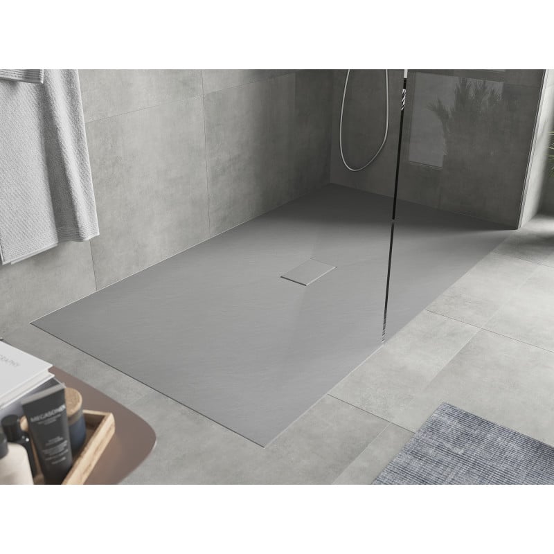 Mexen Hugo rectangular shower tray SMC 170 x 100 cm, grey - 42611017