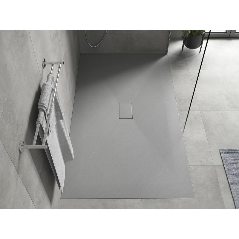 Mexen Hugo rectangular shower tray SMC 170 x 100 cm, grey - 42611017