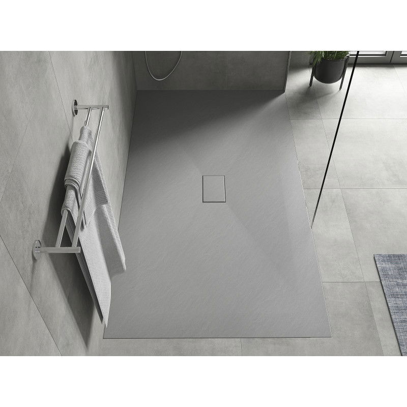 Mexen Hugo piatto doccia rettangolare SMC 180 x 100 cm, grigio - 42611018