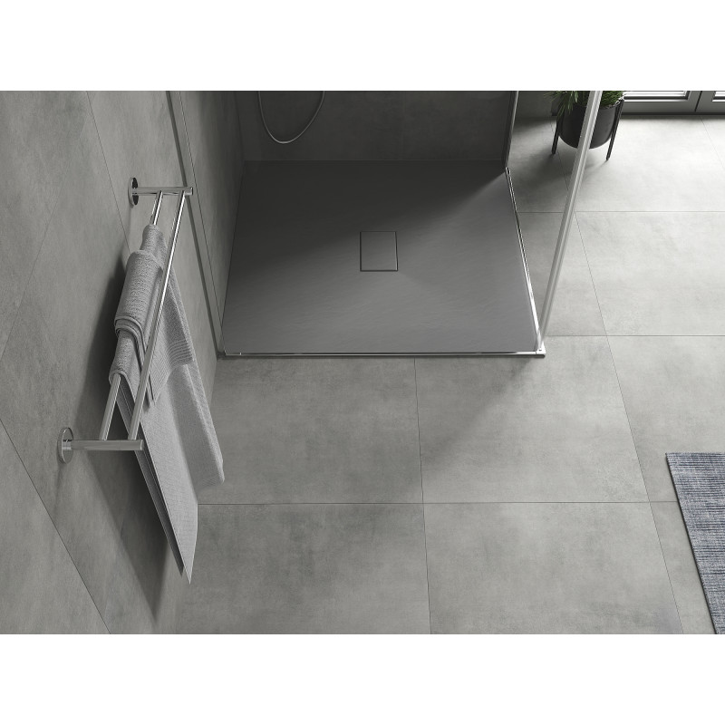 Mexen Hugo brodzik kwadratowy SMC 100 x 100 cm, szary - 42611010