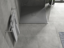 Mexen Hugo piatto doccia quadrato SMC 100 x 100 cm, grigio - 42611010