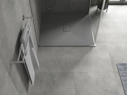 Mexen Hugo receveur de douche carré SMC 100 x 100 cm, gris - 42611010