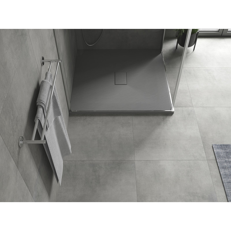 Mexen Hugo brodzik kwadratowy SMC 100 x 100 cm, szary - 42611010
