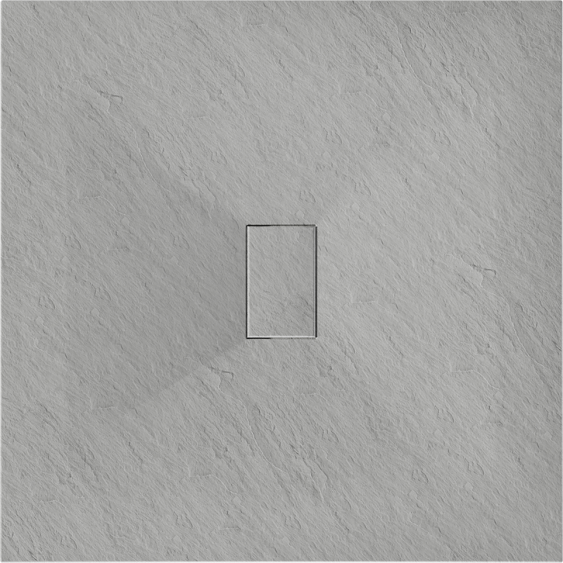 Mexen Hugo quadratische Duschwanne SMC 100 x 100 cm, Grau - 42611010