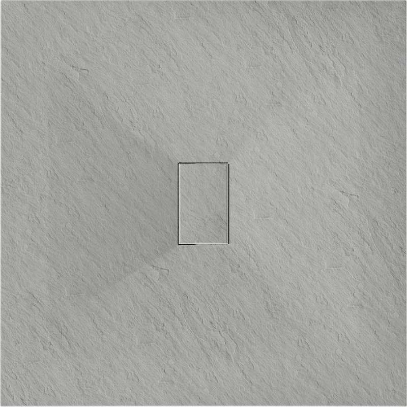 Mexen Hugo SMC vierkante douchebak 100 x 100 cm, grijs - 42611010