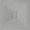 Mexen Hugo quadratische Duschwanne SMC 100 x 100 cm, Grau - 42611010