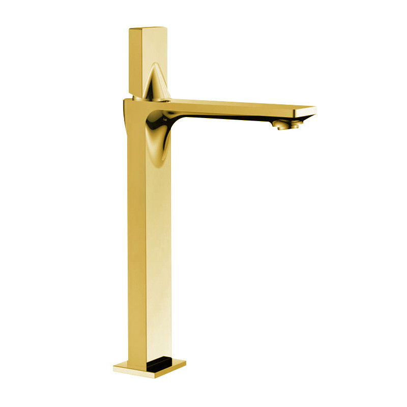 Mexen Crux grifo de lavabo alto, dorado - 744410-50