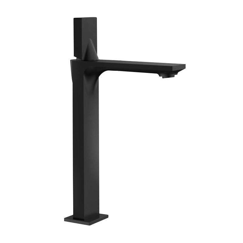 Mexen Crux grifo de lavabo alto, negro - 744410-70