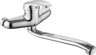 Mexen Eris grifo de cocina con caño largo, cromo - 671200-00