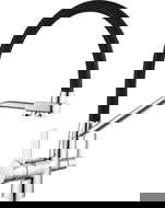 Mexen Duo grifo de cocina, cromo/negro - 671701-07