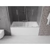 Mexen Velar Duo 2-wing bathtub screen Sliding 140 x 150 cm, transparent, chrome - 896-140-000-02-01