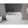 Mexen Velar Duo 2-Panel Sliding Bathtub Screen 150 x 150 cm, Transparent, Chrome - 896-150-000-02-01
