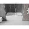 Mexen Velar Duo 2-Panel Sliding Bathtub Screen 150 x 150 cm, Transparent, Chrome - 896-150-000-02-01