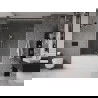 Mexen Velar Duo 2-teilige Badewannenfaltwand 160 x 150 cm, transparent, Chrom - 896-160-000-02-01