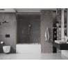 Mexen Velar Duo parawan nawannowy 2-skrzydłowy rozsuwany 150 x 150 cm, transparent, złoty - 896-150-000-02-50