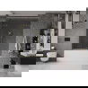 Mexen Velar Duo Duschabtrennung 2-flügelig zum Schieben 160 x 150 cm, transparent, gebürstetes Gold - 896-160-000-02-55