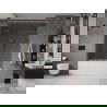 Mexen Velar Duo Badewannenfaltwand 2-flügelig, verschiebbar 150 x 150 cm, transparent, gebürstetes Kupfer - 896-150-000-02-65