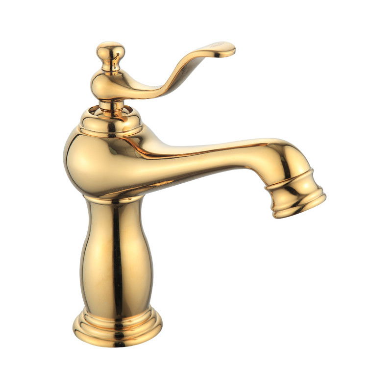 Mexen Vela grifo de lavabo, dorado - 744500-50
