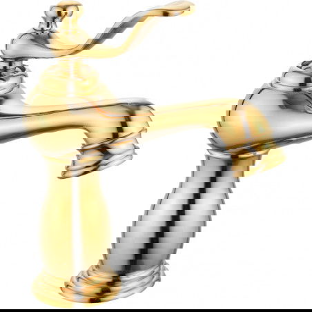 Mexen Vela grifo de lavabo, dorado - 744500-50