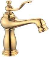 Mexen Vela washbasin faucet, gold - 744500-50