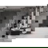 Mexen Velar Duo Wannenspritzschutz, 2-flüglig, verschiebbar, 150 x 150 cm, transparent, gebürstetes Gun Gray - 896-150-000-02-6?