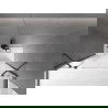 Mexen Velar Duo Badewannenabtrennung 2-flügelig, verschiebbar, 160 x 150 cm, transparent, gebürstetes Gun Gray - 896-160-000-02?