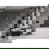 Mexen Velar Duo Badewannenfaltwand, 2-flügelig, verschiebbar, 200 x 150 cm, transparent, chrom - 896-200-000-02-01