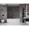 Mexen Velar Duo Duschabtrennung für Badewanne, 2-teilig verschiebbar 180 x 150 cm, transparent, gold - 896-180-000-02-50