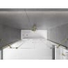 Mexen Velar Duo badscherm voor badkuip 2-delig verschuifbaar 180 x 150 cm, transparant, goud - 896-180-000-02-50
