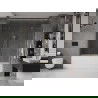 Mexen Velar Duo Badewannenfaltwand 2-flügelig, verschiebbar, 200 x 150 cm, transparent, gold - 896-200-000-02-50