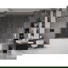 Mexen Velar Duo 2-flügelige, verschiebbare Badewannenabtrennung 180 x 150 cm, transparent, Roségold - 896-180-000-02-60