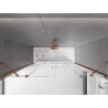 Mexen Velar Duo parawan nawannowy 2-skrzydłowy rozsuwany 180 x 150 cm, transparent, różowe złoto - 896-180-000-02-60