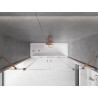Mexen Velar Duo paravan za kadu, klizni s 2 krila, 170 x 150 cm, proziran, brušena bakrena - 896-170-000-02-65