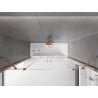 Mexen Velar Duo Badewannen-Faltwand 2-flügelige Schiebetür 180 x 150 cm, transparent, gebürstetes Kupfer - 896-180-000-02-65