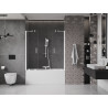 Mexen Velar Duo Bathtub Screen 2-Panel Sliding 140 x 150 cm, Transparent, White - 896-140-000-02-20