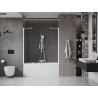 Mexen Velar Duo Bathtub Screen 2-Panel Sliding 140 x 150 cm, Transparent, White - 896-140-000-02-20