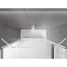 Mexen Velar Duo paroi de baignoire à 2 volets coulissants 200 x 150 cm, transparent, blanc - 896-200-000-02-20