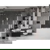 Mexen Velar Duo Badewannenabtrennung 2-flügelig verschiebbar 180 x 150 cm, transparent, weiß - 896-180-000-02-20