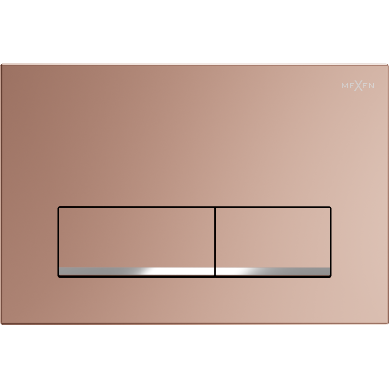 Mexen Fenix 12 bouton de chasse d'eau, or rose - 601205