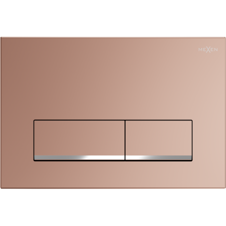 Mexen Fenix 12 flush button, rose gold - 601205
