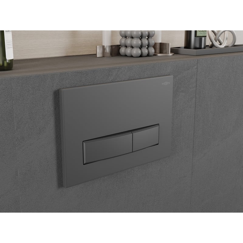 Mexen Fenix 09 flush button, gun gray - 600966