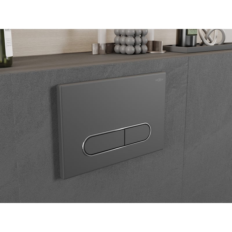 Mexen Fenix 11 spoelknop, gun gray - 601166
