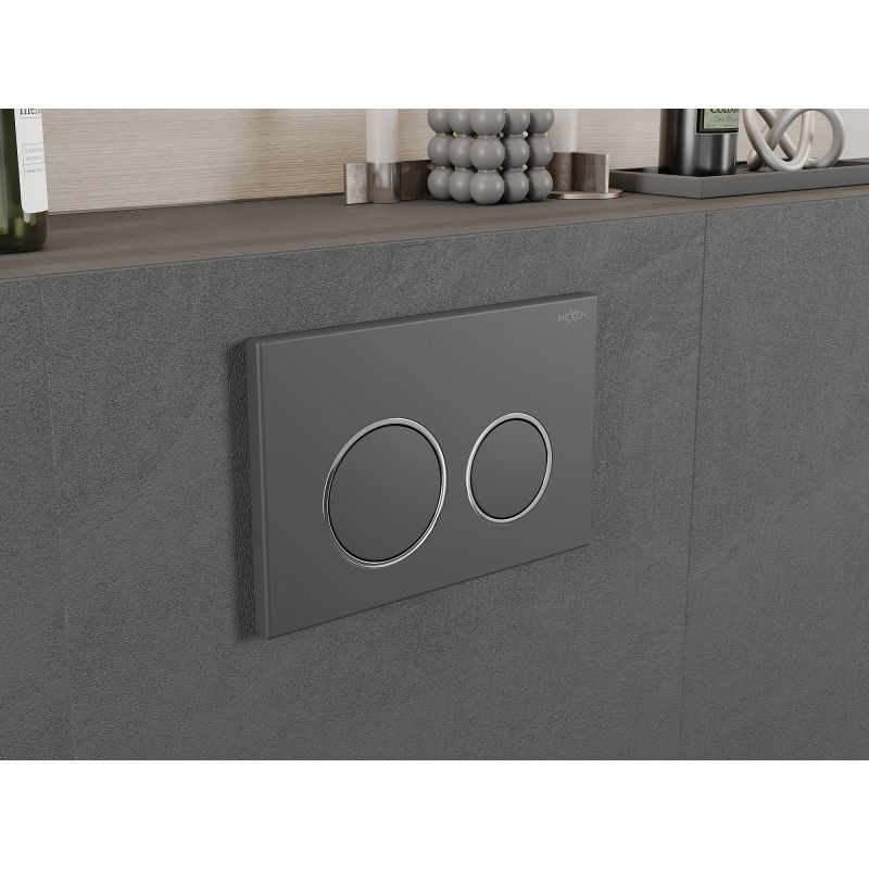 Mexen Fenix 07 XS spolningsknapp, gun gray - 600766