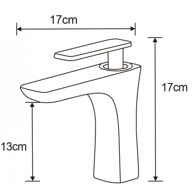 Mexen Indus wastafelkraan, chroom - 744600-00