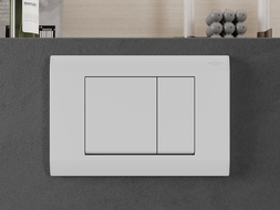 Mexen Fenix 01 pulsante di scarico, bianco opaco - 600120