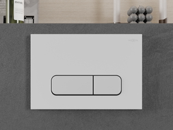 Mexen Fenix 02 botón de descarga, blanco mate - 600220